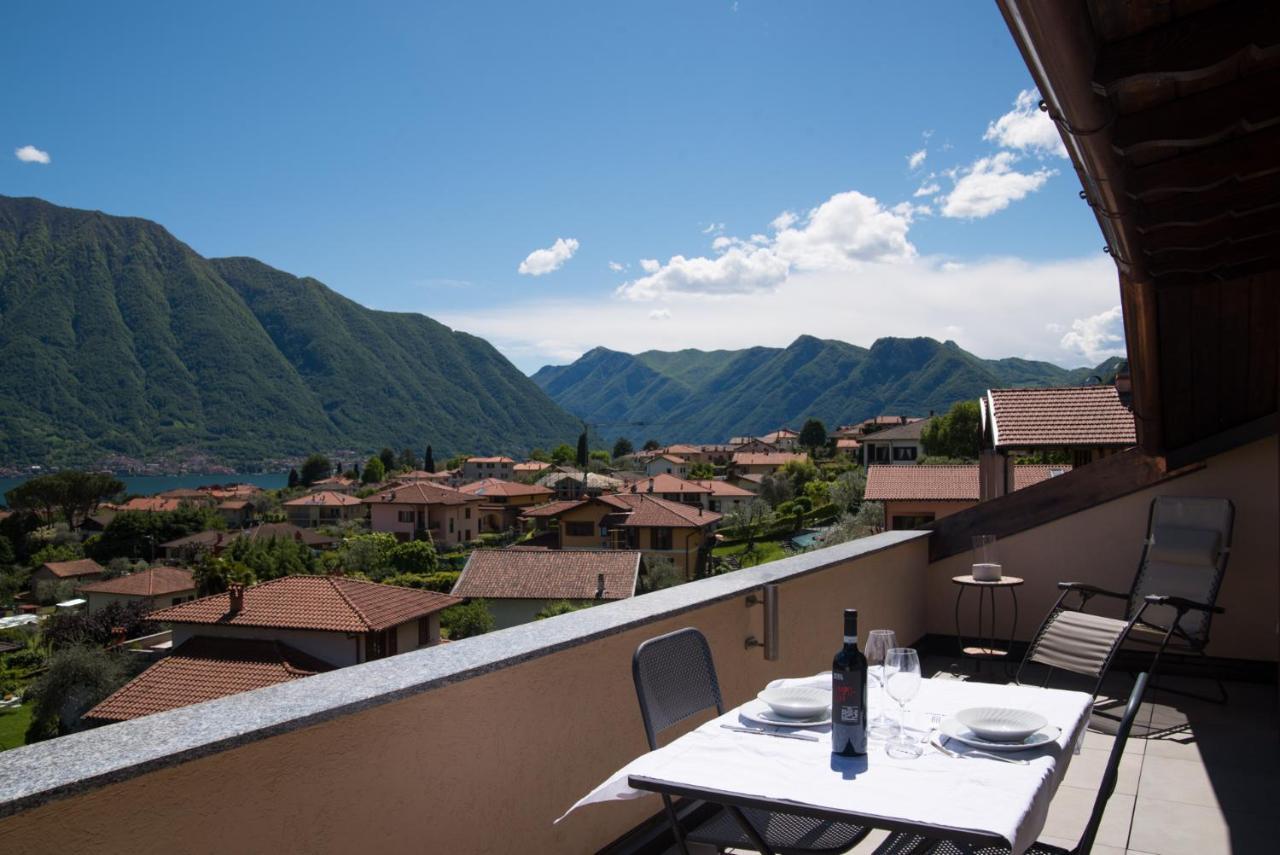 Apartamento Mansarda I Cipressi Lenno Exterior foto